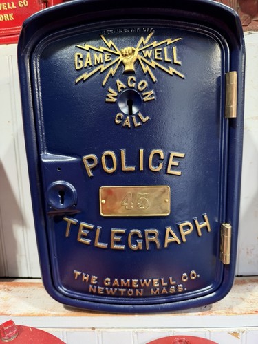 Gamewell police telehgraph - gamewell,